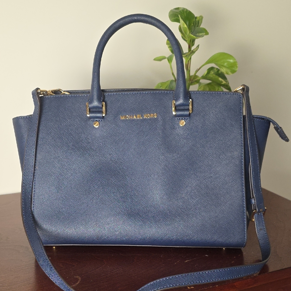 Michael Kors Navy Tote Bag